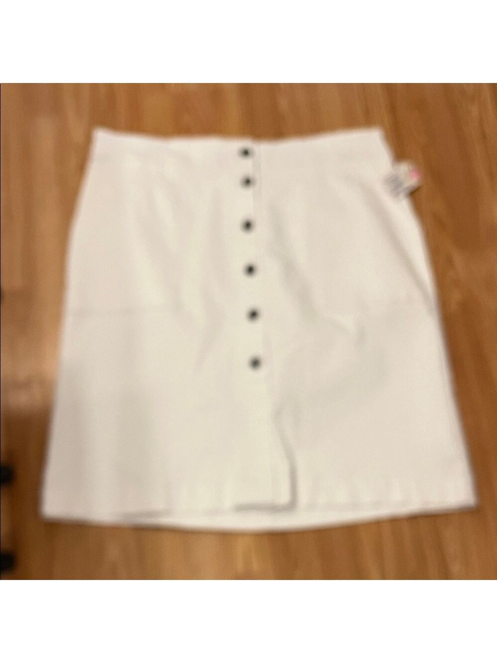 George White Stretch Button Front Skirt 18W - Picture 2 of 14
